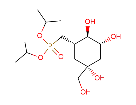<1R-(1α,3α,4β,5α)>-1-(hydroxymethyl)-5-<(diisopropoxyphosphinyl)methyl>cyclohexan-1,3,4-triol