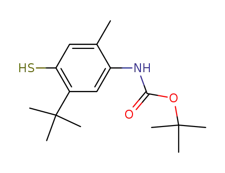 (5-tert-Butyl-4-mercapto-2-methyl-phenyl)-carbamic acid tert-butyl ester