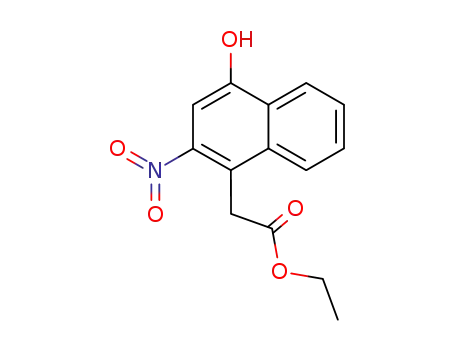 ethyl (4-hydroxy-2-nitronaphthalen-1-yl)acetate