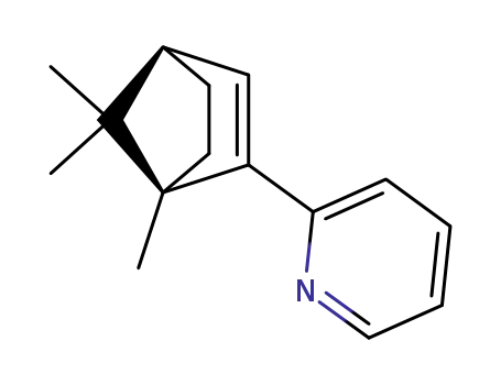 Molecular Structure of 84731-75-9 (2-(1,7,7-trimethylbicyclo[2.2.1]hept-2-en-2-yl)pyridine)