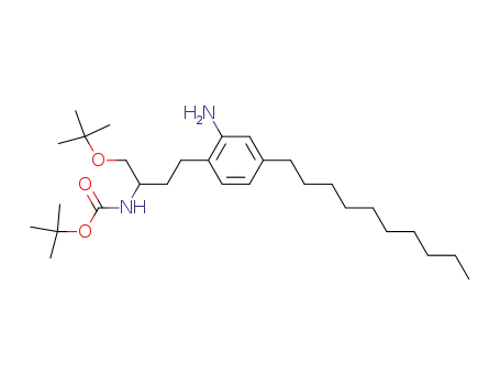 [3-(2-Amino-4-decyl-phenyl)-1-tert-butoxymethyl-propyl]-carbamic acid tert-butyl ester