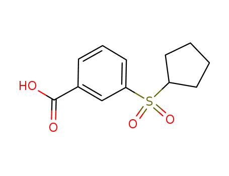 3-(cyclopentylsulfonyl)benzoic acid