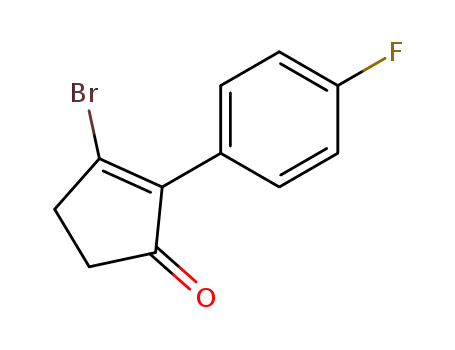 3-bromo-2-(4-fluorophenyl)-2-cyclopenten-1-one
