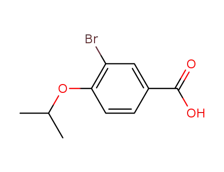 Molecular Structure of 213598-20-0 (3-Bromo-4-isopropoxybenzoic acid)
