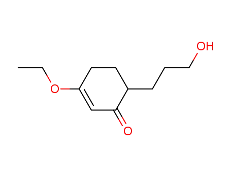 Molecular Structure of 871927-35-4 (3-ethoxy-6-(3-hydroxypropyl)cyclohex-2-enone)
