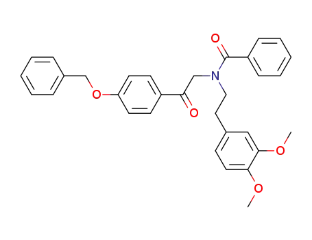2-[(benzoyl){2-(3,4-dimethoxyphenyl)ethyl}amino]-4'-benzyloxyacetophenone
