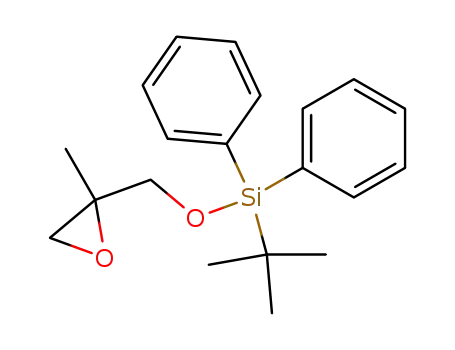 Molecular Structure of 123067-91-4 ((RS)-2-(tert-butyl-diphenyl-silanyloxymethyl)-2-methyl-oxirane)