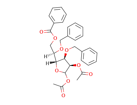1,2-Di-O-acetyl-6-O-benzoyl-3,5-di-O-benzyl-D-allofuranose