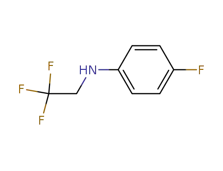 Molecular Structure of 62158-94-5 (4-fluoro-N-(2,2,2-trifluoroethyl)aniline)