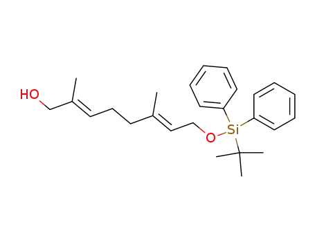 (Δ<sup>2,3</sup>E,Δ<sup>6,7</sup>E)-1-O-tert-butyldiphenylsilyl-3,7-dimethyl-octa-2,6-dien-1,8-diol