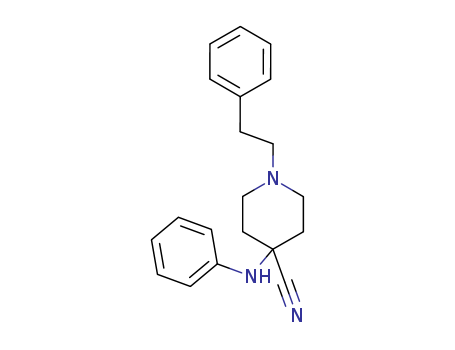 4-Piperidinecarbonitrile, 4-(phenylamino)-1-(2-phenylethyl)-