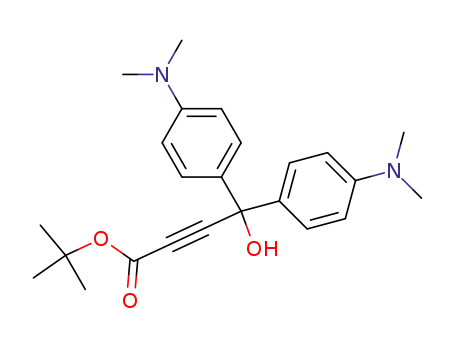 4,4-bis-(4-dimethylamino-phenyl)-4-hydroxy-but-2-ynoic acid <i>tert</i>-butyl ester