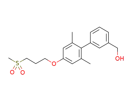 (2',6'-dimethyl-4'-(3-(methylsulfonyl)propoxy)biphenyl-3-yl)methanol