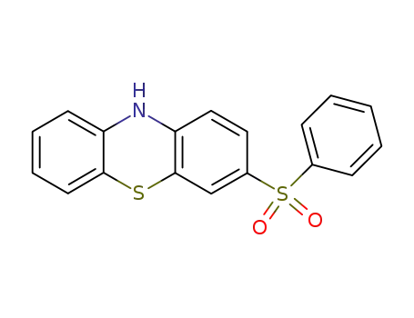 Molecular Structure of 58010-06-3 (10H-Phenothiazine, 3-(phenylsulfonyl)-)