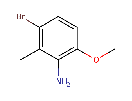 Benzenamine, 3-bromo-6-methoxy-2-methyl- (9CI)(786596-55-2)