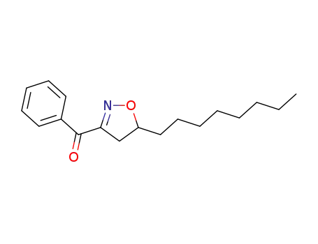 Molecular Structure of 1350536-65-0 ((5-octyl-4,5-dihydroisoxazol-3-yl)(phenyl)methanone)
