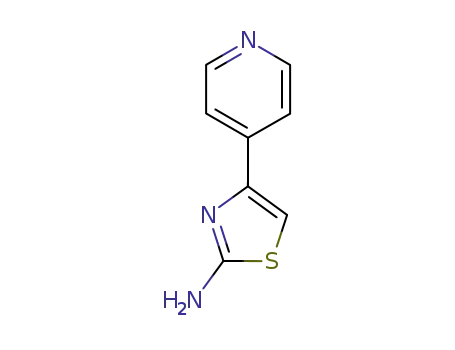 Molecular Structure of 30235-28-0 (4-PYRIDIN-4-YL-THIAZOL-2-YLAMINE)