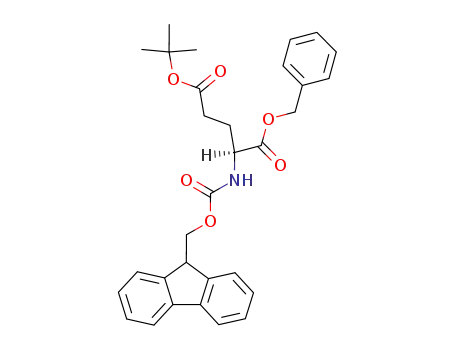L-Glutamic acid, N-[(9H-fluoren-9-ylmethoxy)carbonyl]-,
5-(1,1-dimethylethyl) 1-(phenylmethyl) ester