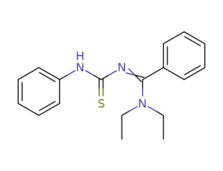 N,N-diethyl-N′-(phenylcarbamothioyl)benzimidamide