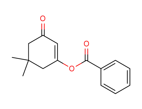 Molecular Structure of 68197-30-8 (2-Cyclohexen-1-one, 3-(benzoyloxy)-5,5-dimethyl-)