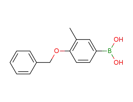 Molecular Structure of 338454-30-1 (4-Benzyloxy-3-methylbenzeneboronic acid)