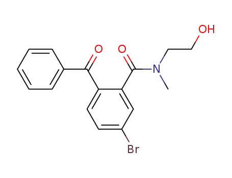 Benzamide, 2-benzoyl-5-bromo-N-(2-hydroxyethyl)-N-methyl-