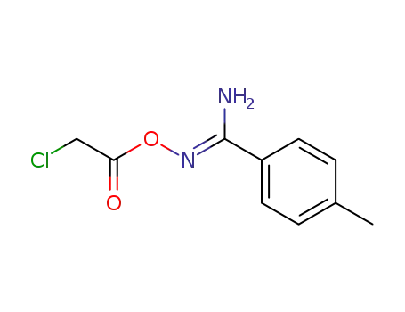 Benzenecarboximidamide, N-[(chloroacetyl)oxy]-4-methyl-