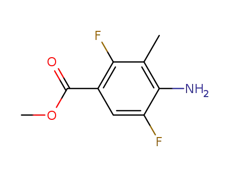 Benzoic acid, 4-amino-2,5-difluoro-3-methyl-, methyl ester (9CI)