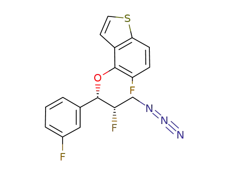 (1S,2S)-4-[3-azido-2-fluoro-1-(3-fluoro-phenyl)-propoxy]-5-fluoro-benzo[b]thiophene