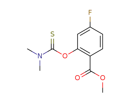 methyl 2-((dimethylcarbamothioyl)oxy)-4-fluorobenzoate