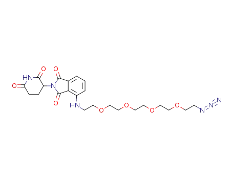 4-((14-azido-3,6,9,12-tetraoxatetradecyl)amino)-2-(2,6-dioxopiperidin-3-yl)isoindoline-1,3-dione