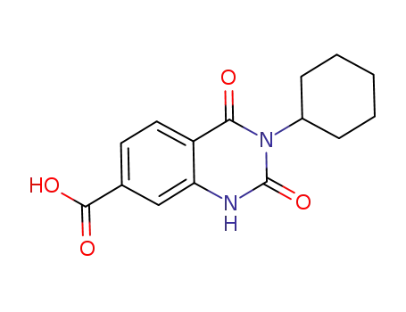3-cyclohexyl-2,4-dioxoquinazoline-7-carboxylic acid