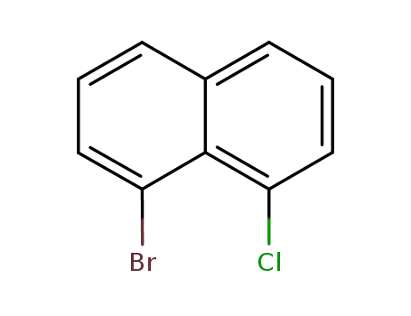Molecular Structure of 20816-79-9 (1-Bromo-8-chloronaphthalene)