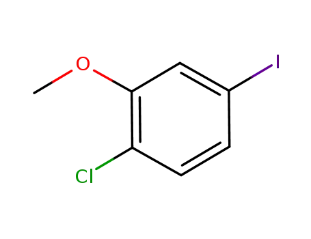Molecular Structure of 161949-50-4 (2-CHLORO-5-IODOANISOLE)