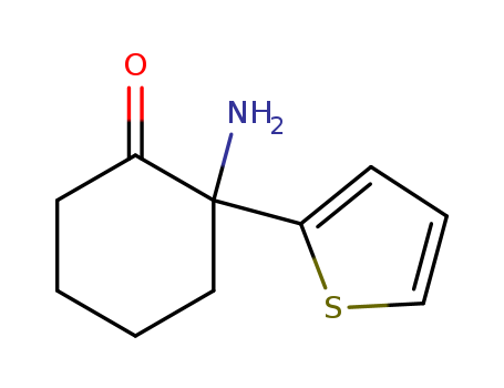 2-amino-2-(thiophen-2-yl)cyclohexan-1-one