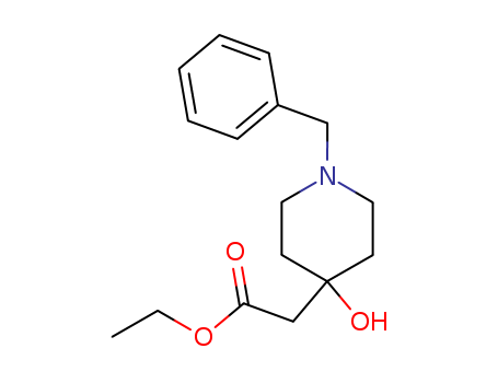 ethyl 2-(1-benzyl-4-hydroxypiperidin-4-yl)acetate