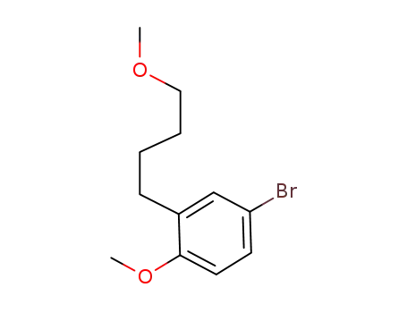 Benzene, 4-bromo-1-methoxy-2-(4-methoxybutyl)-