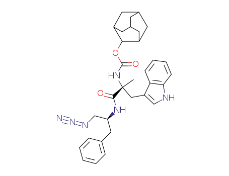 tricyclo<3.3.1.1<sup>3,7</sup>>dec-2-yl <R-(R<sup>*</sup>,S<sup>*</sup>)>-<2-<<1-(azidomethyl)-2-phenylethyl>amino>-1-(1H-indol-3-ylmethyl)-1-methyl-2-oxoethyl>carbamate