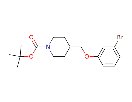 tert-Butyl 4-((3-bromophenoxy)methyl)piperidine-1-carboxylate 180847-24-9