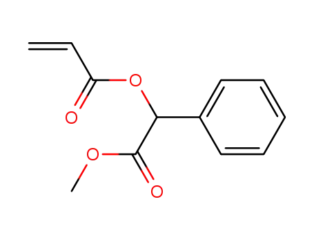 Benzeneacetic acid, a-[(1-oxo-2-propenyl)oxy]-, methyl ester