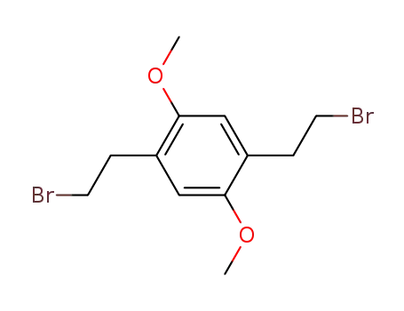 Molecular Structure of 64425-63-4 (Benzene, 1,4-bis(2-bromoethyl)-2,5-dimethoxy-)