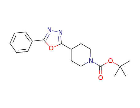 tert-Butyl 4-(5-phenyl-1,3,4-oxadiazol-2-yl)piperidine-1-carboxylate