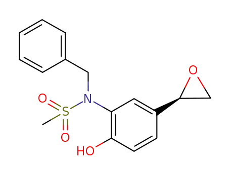 N-benzyl-N-(2-benzyloxy-5-(R)-oxiranylphenyl)methanesulfonamide