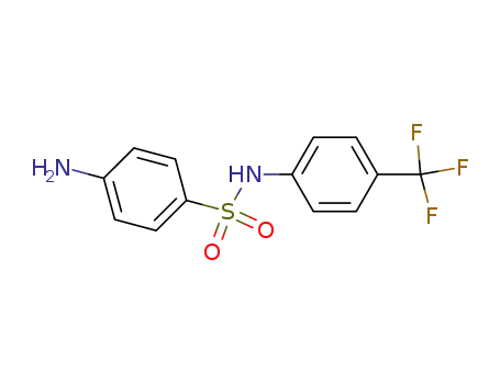 Molecular Structure of 339-42-4 (4-AMINO-N-[4-(TRIFLUOROMETHYL)PHENYL!BENZENESULFONAMIDE, TECH)
