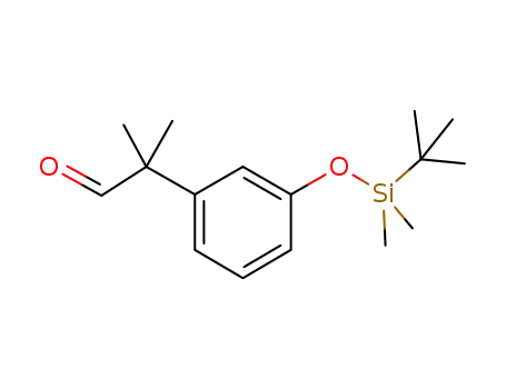 2-[3-(tert-butyldimethylsilanyloxy)phenyl]-2-methylpropionaldehyde