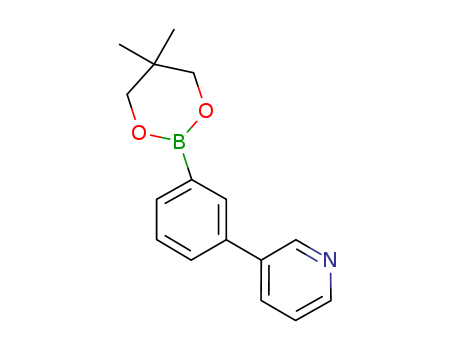 Pyridine, 3-[3-(5,5-dimethyl-1,3,2-dioxaborinan-2-yl)phenyl]-
