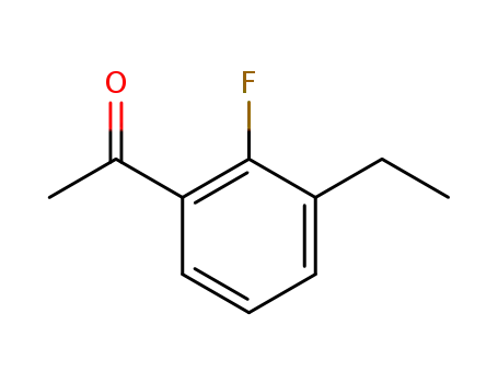Molecular Structure of 881401-77-0 (Ethanone, 1-(3-ethyl-2-fluorophenyl)-)