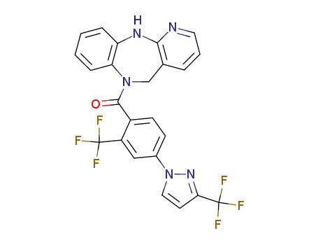 [2-(Trifluoromethyl)-4-(3-trifluoromethyl-1H-pyrazol-1-yl)-phenyl]-(6,11-dihydro-5H-pyrido[2,3-b][1,5]benzodiazepin-6-yl)-methanone