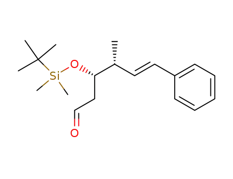 5-Hexenal, 3-[[(1,1-dimethylethyl)dimethylsilyl]oxy]-4-methyl-6-phenyl-,
(3S,4R,5E)-