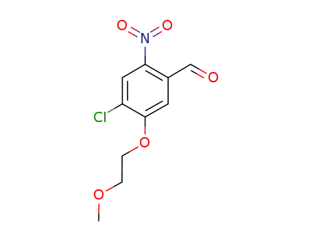 Benzaldehyde, 4-chloro-5-(2-methoxyethoxy)-2-nitro-